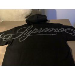 Sweater hoody Supreme nw zwart M origineel
