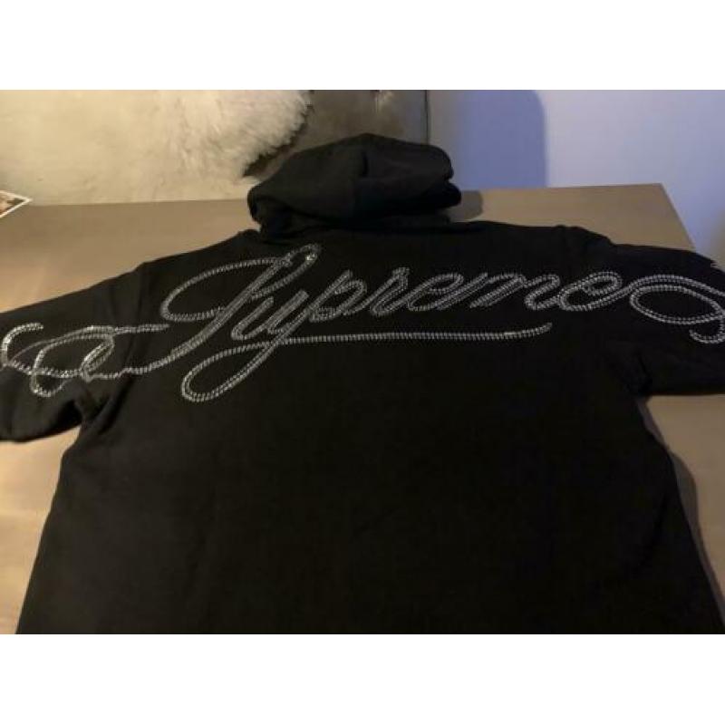 Sweater hoody Supreme nw zwart M origineel