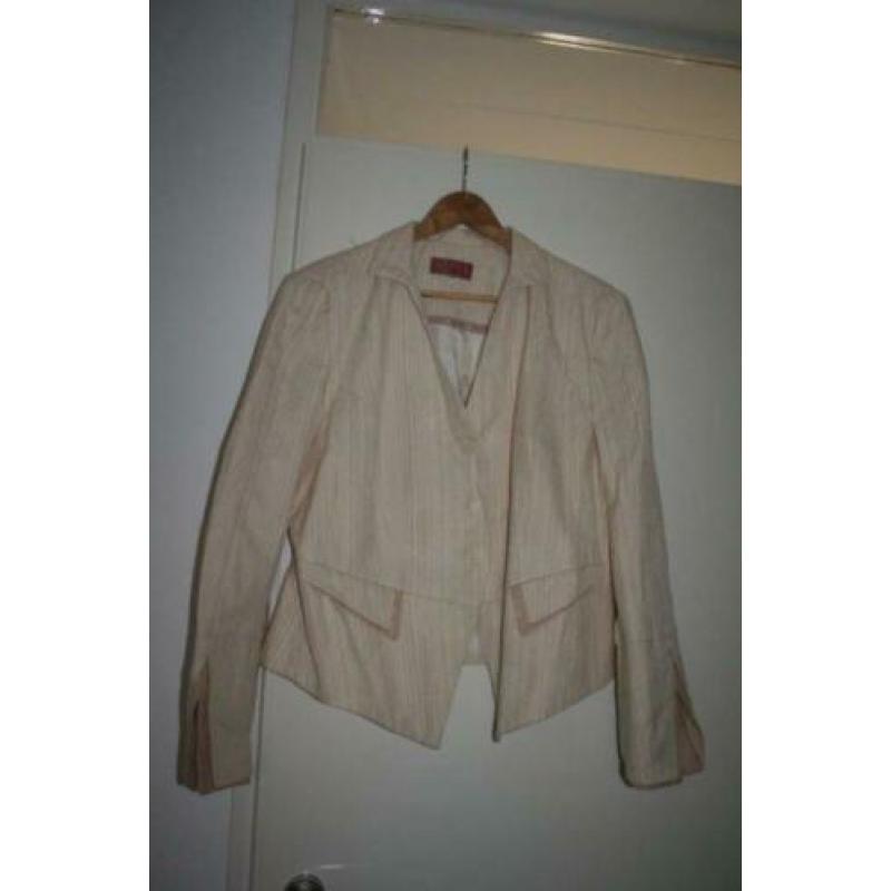 Sensa by Scarva jasje mt 46 zgan creme/ kakie streepje