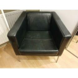 Lederen stoelen
