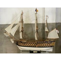 Houten model schip HMS Victory, 130 cm