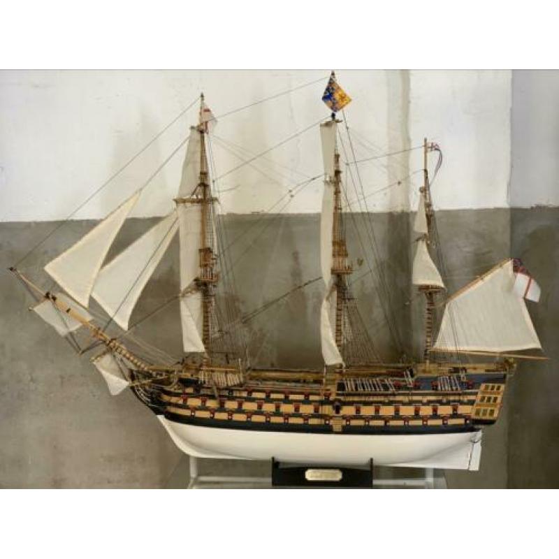 Houten model schip HMS Victory, 130 cm
