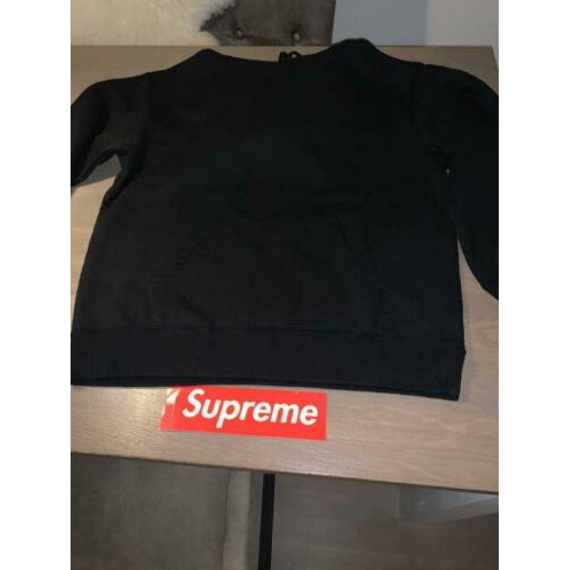 Sweater hoody Supreme nw zwart M origineel