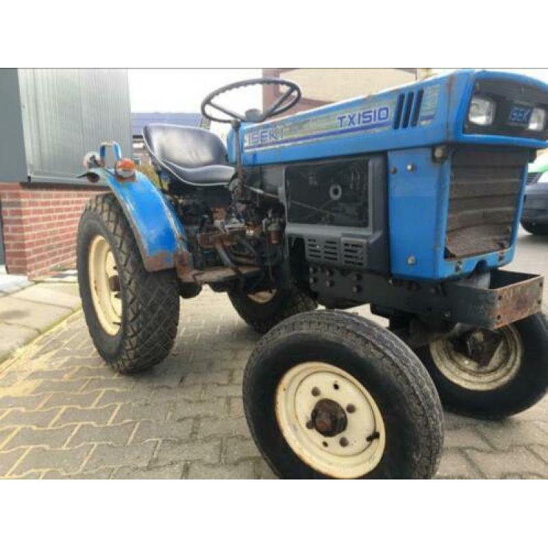 Iseki tx1510 minitrekker kubota tuin trekker paardenbak