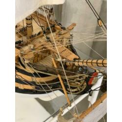 Houten model schip HMS Victory, 130 cm