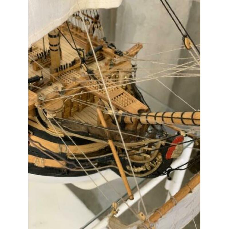 Houten model schip HMS Victory, 130 cm
