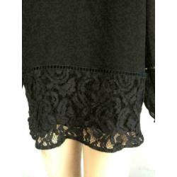 D405 Michael Kors maat XS=34 blouse top tuniek zwart