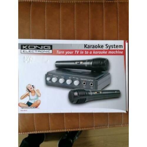 karaoke system(tover je tv om tot karaokemachien)