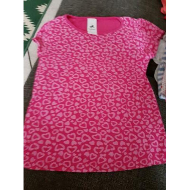 leuke tshirts maat 116, 1.25 pst