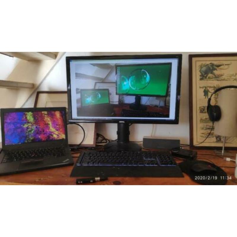 Lenovo T460P i7- Dock- Benq GW2765HT QHD