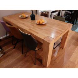 Eettafel eiken