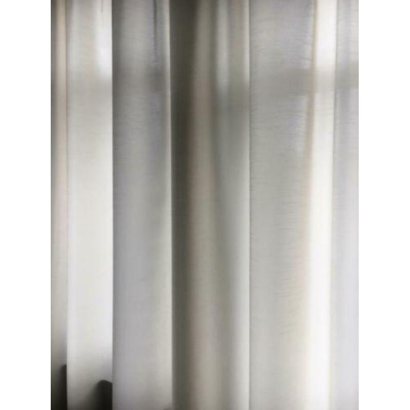 Slaapkamer gordijnen ecru/ creme kleur