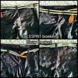2 nieuwe edc ESPRIT broeken maat 44 lengtemaat 34