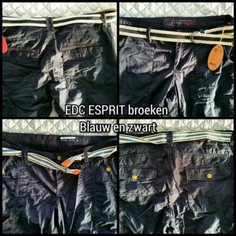 2 nieuwe edc ESPRIT broeken maat 44 lengtemaat 34