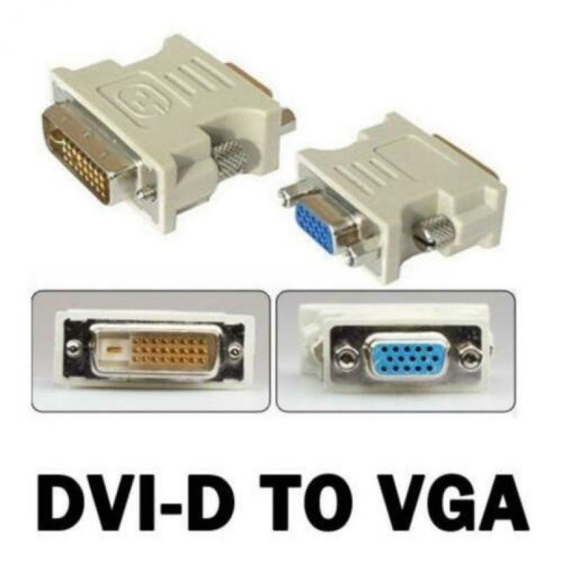 DVI-D of DVI-I naar VGA ADAPTER ***_*** NIEUW ***_***