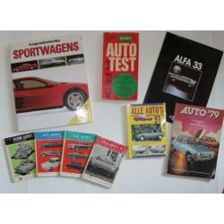 Diverse mooie autoboeken - folders