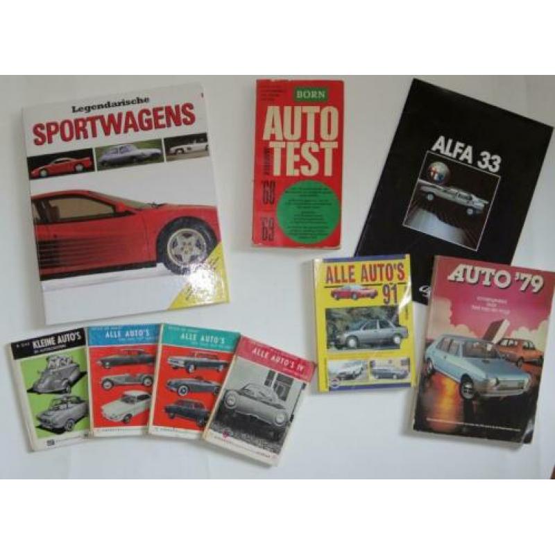 Diverse mooie autoboeken - folders