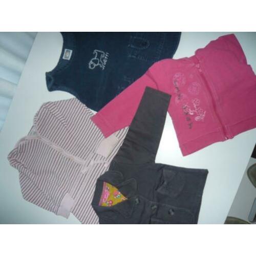 Pakket meisjes kleding maat 80