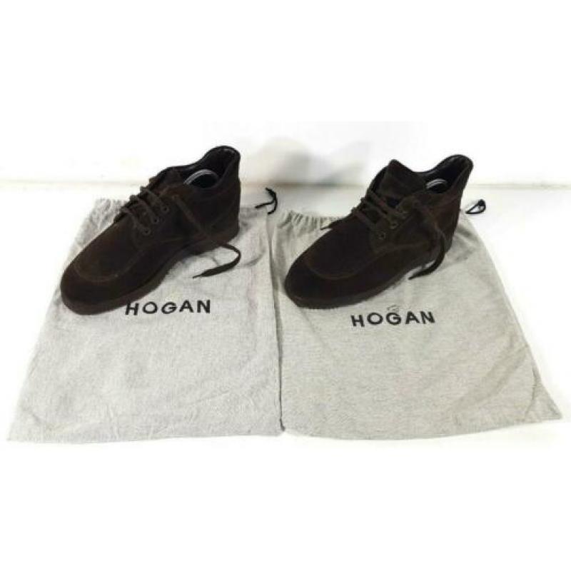 Hogan Schoenen Maat 38.5 Suede Bruin