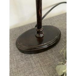 Tafellampje lampje tafellamp lamp met kapje, hoogte 45,5 cm