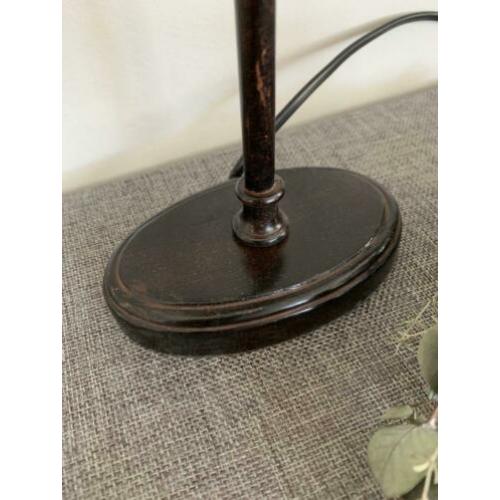 Tafellampje lampje tafellamp lamp met kapje, hoogte 45,5 cm
