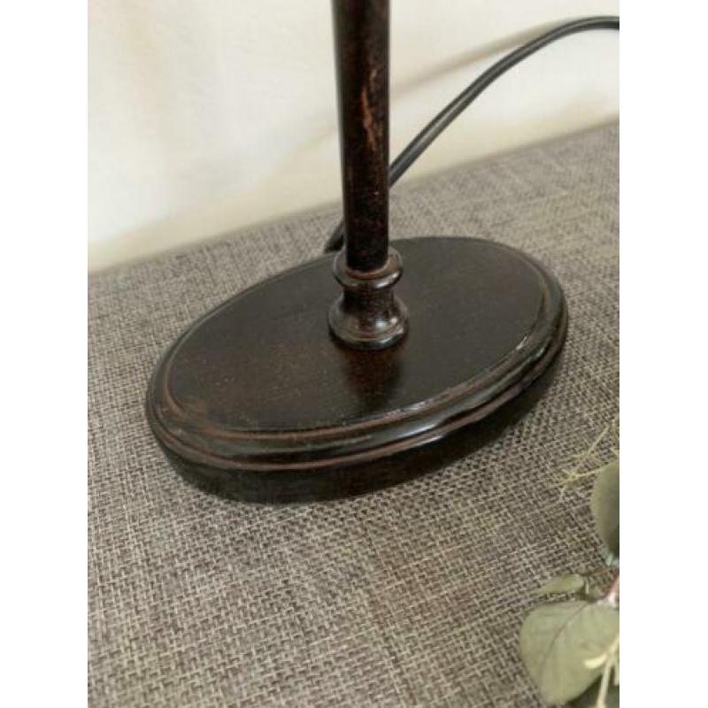 Tafellampje lampje tafellamp lamp met kapje, hoogte 45,5 cm
