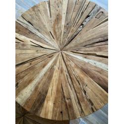 Set salontafels van pronto echt hout.