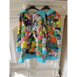 Carnavals jurk/tuniek! 2 stuks. Hippie/Flower power