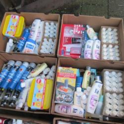 partij mix spullen div verzorgings /auto onderhoud middelen