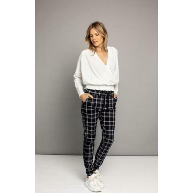 Studio Anneloes check trousers mt L nieuw