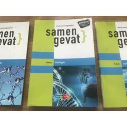 Samengevat en Examenbundel HAVO wiskunde scheikunde biologie