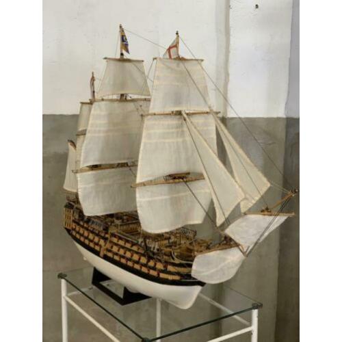 Houten model schip HMS Victory, 130 cm
