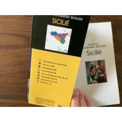 Sicilie Italië 200pg Nat Geografic NL reisgids kaarten route
