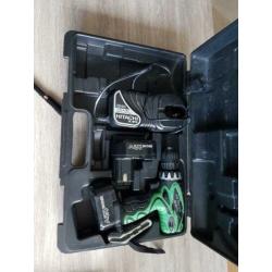 Accu schroef boormachine Hitachi 12v