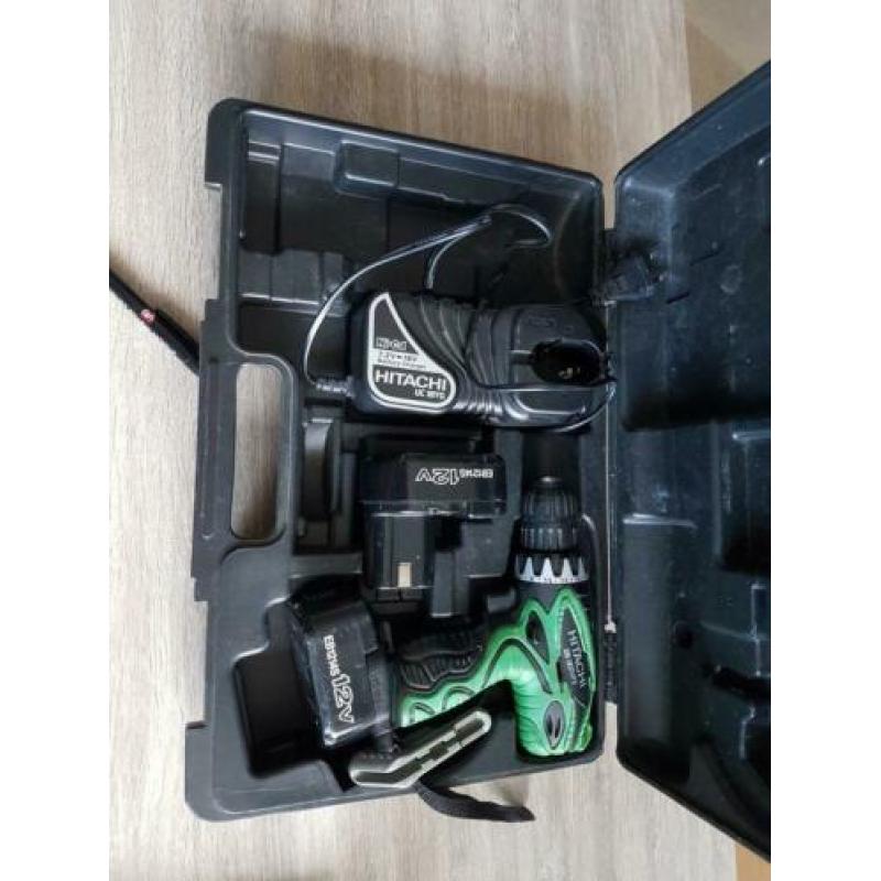Accu schroef boormachine Hitachi 12v