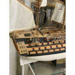 Houten model schip HMS Victory, 130 cm