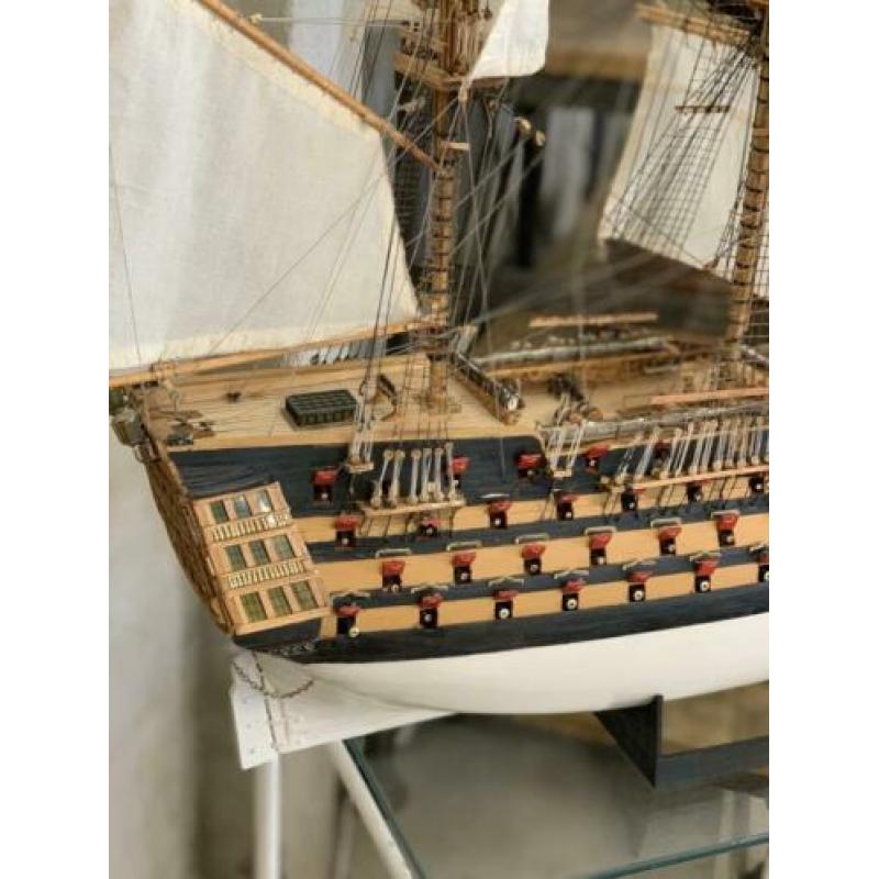 Houten model schip HMS Victory, 130 cm