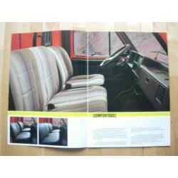 Peugeot J5 Bestel Brochure 1985 - Bestelwagen