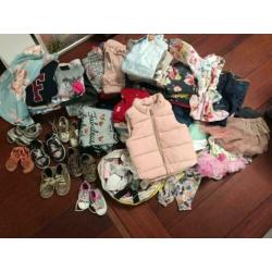 pakket (merk)kleding meisje maat 68 - 74 - 80 - 86 - 92 oa