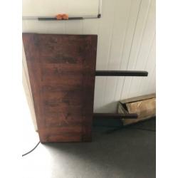 Eikenhouten verlengbare tafel