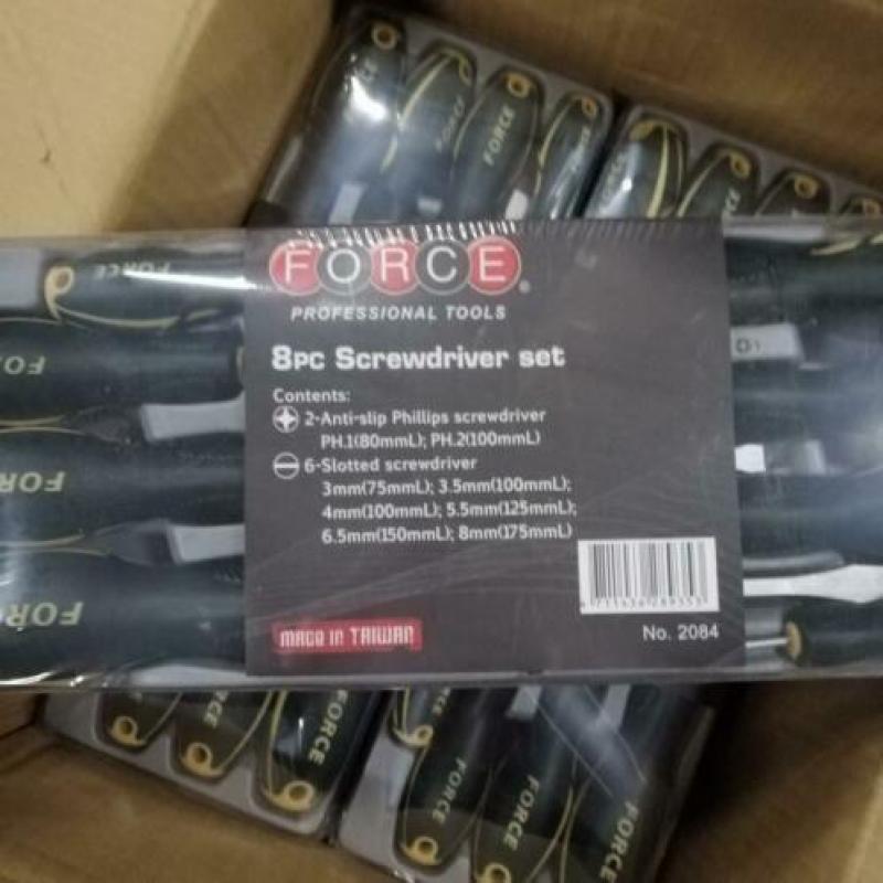 Partij gereedschap - FORCE 2084 Schroevendraaier set 8 delig