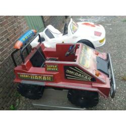 Kiddy ride speel toestel porsche 4x4 en Jeep