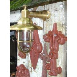 Stallamp/ stallantaarn Koper- antiek model- en meer.....