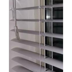Jaloezie Alluminium whitte off 50 mm brede lamel