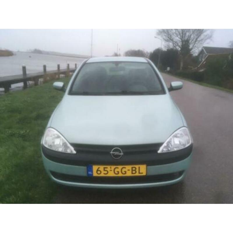 Opel Corsa C 1.4 16V Sport, 3 deurs, sport velgen, goed mee