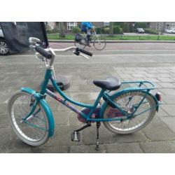 Alpina Tingle meisjesfiets 20" blauw