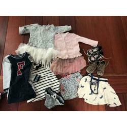 pakket (merk)kleding meisje maat 68 - 74 - 80 - 86 - 92 oa