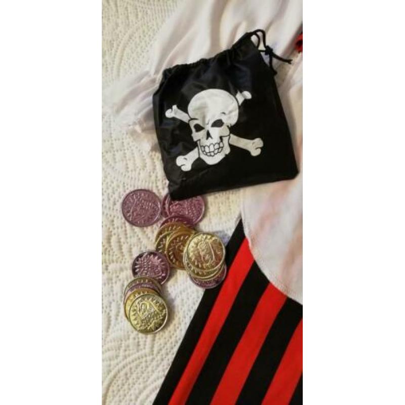 Piratenpak met accessoires maat 128