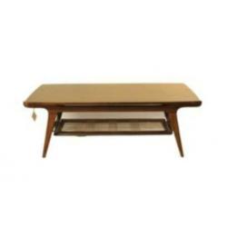 vintage salontafel tafel midcentury jaren 60 70 rotan