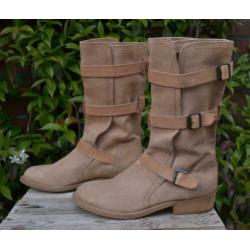 NIEUW!!! Bronx leren laarzen, mt. 36